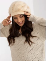 Čiapka AT CZ BF 38722 svetlo béžová