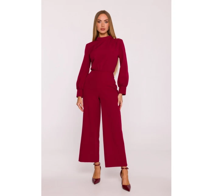 model 21296099 Kombinéza se stojáčkem bordó - Moe