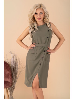 Khaki šaty Eqalisa - Merribel