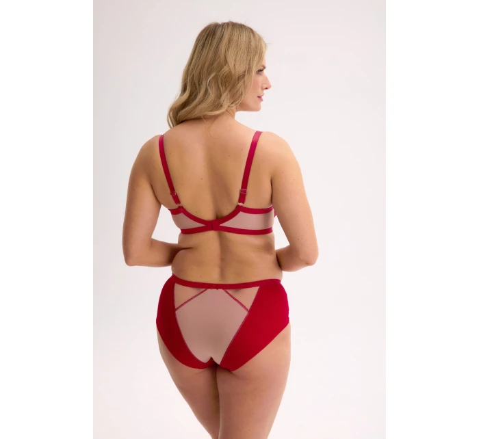 POLOMÄKKÁ PODPRSENKA AINA PRODUKT 1273 ČERVENÁ