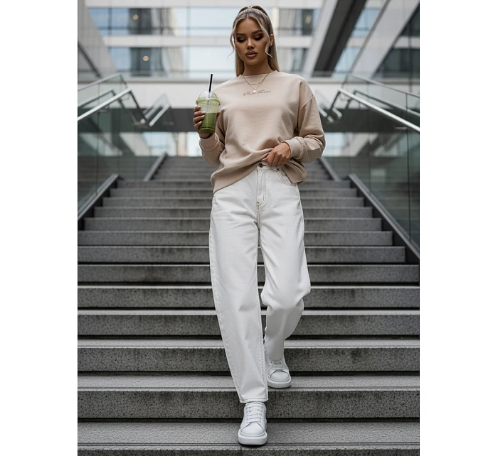 Dámská krémová mikina Dstreet model 21975374 - FashionStreet