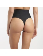 DIM INVISIBLE MID WAIST THONG - DIM - čierna