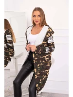 Slipová bunda khaki+béžová Slipová bunda khaki+béžová