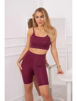Športový set top + legíny fuchsiová Športový set top + legíny fuchsiová