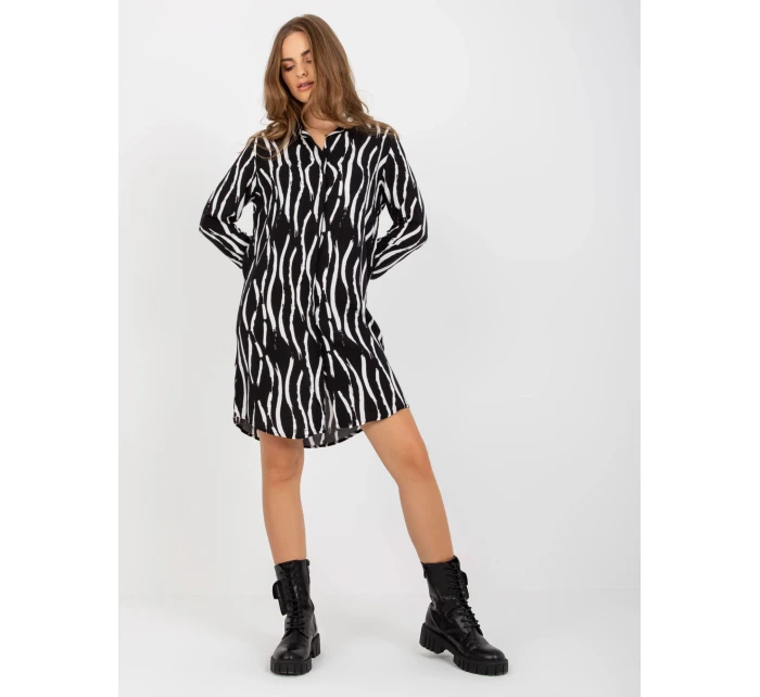 Sukienka TO SK  czarno biały model 21110886 - FPrice