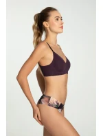 Jednoduchá košeľová podprsenka Dark Plum - Julimex Jednoduchá košeľová podprsenka Dark Plum - Julimex