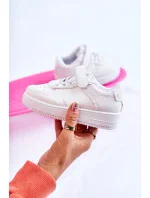 Detská športová obuv so suchým zipsom White Elike