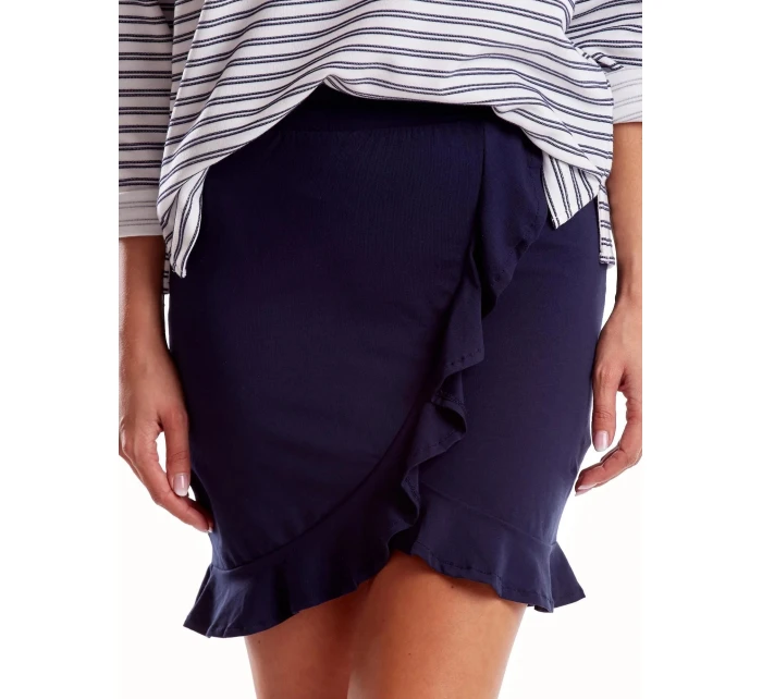 Dámska sukňa YP SD ATD1471.27 tmavomodrá - Yups