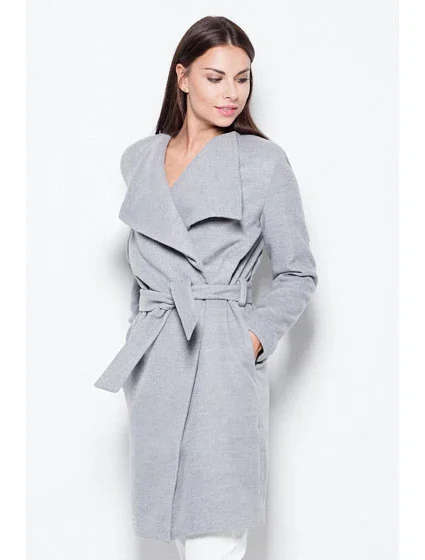 Dámsky kabát VT041 sivý - Venaton