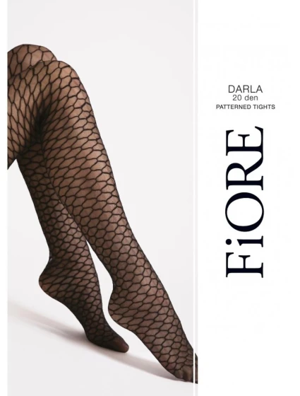 Dámské punčochové kalhoty G  20 den Černá vzor  model 21748032 - Fiore