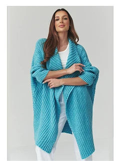 Zapínanie svetra model 226879 Makadamia