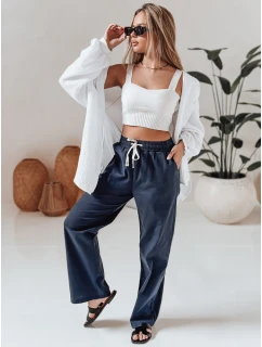 Dámské ležérní kalhoty s širokými nohavicemi DAY navy blue Dstreet model 21987298 - FashionStreet