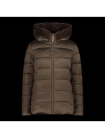 Dámská zimní bunda s kapucí sportovní zateplená hnědá model 21350748 - CMP Dámská zimní bunda s kapucí sportovní zateplená hnědá model 21350748 - CMP