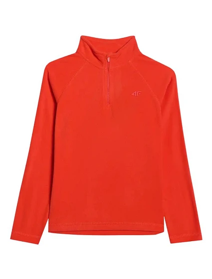 Chlapecká fleecová mikina  červená JWAW25UFLE 62S model 21727070 - 4F