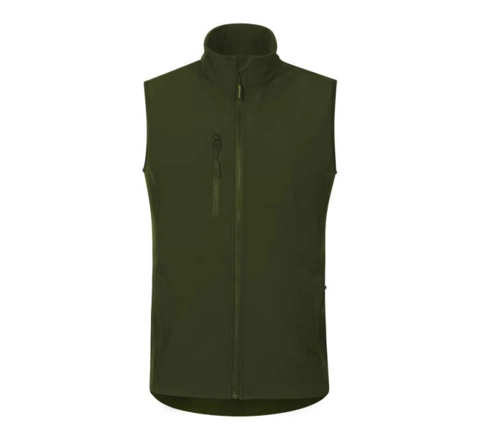 Pánska softshellová vesta Trail (vojenská)