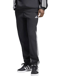 Pánské kalhoty adidas Essentials 3-Stripes Fleece Tapered Cuffed, černé, KY6526