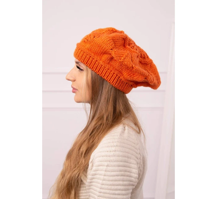 Dámska čiapka Sofia K369 oranžová Dámska čiapka Sofia K369 oranžová