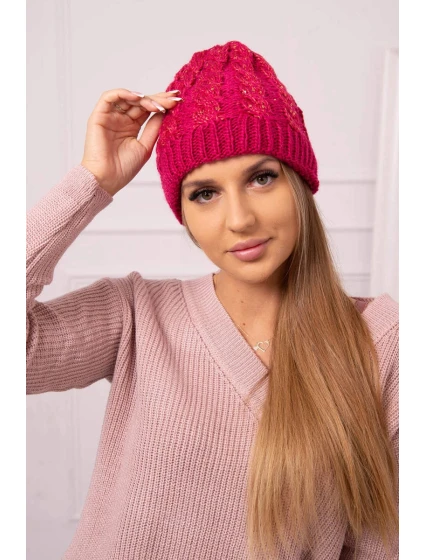 Dámska čiapka Kalina K362 fuchsiová Dámska čiapka Kalina K362 fuchsiová