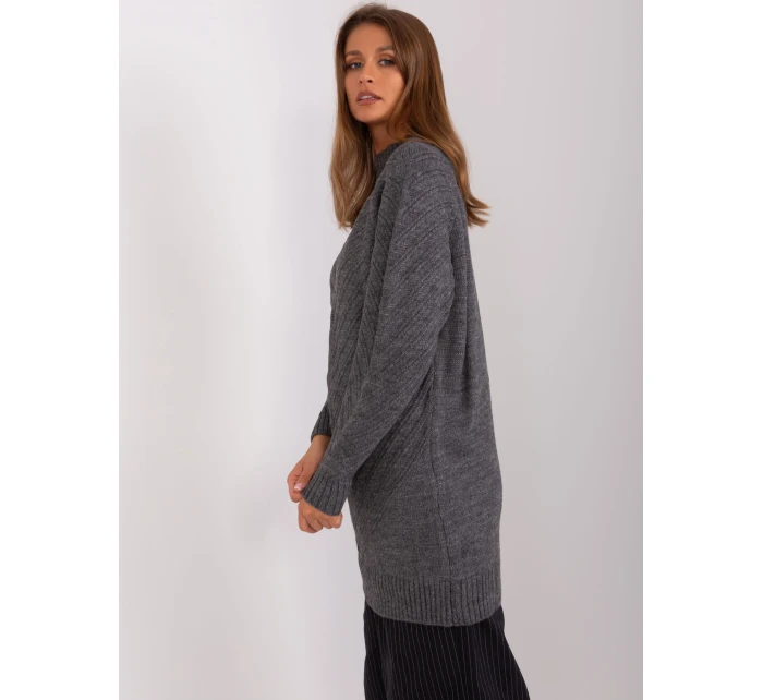 Sweter BA SW model 18987497 ciemny szary - FPrice