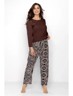 Dámske pyžamo Boho hnedé - Momenti Per Me