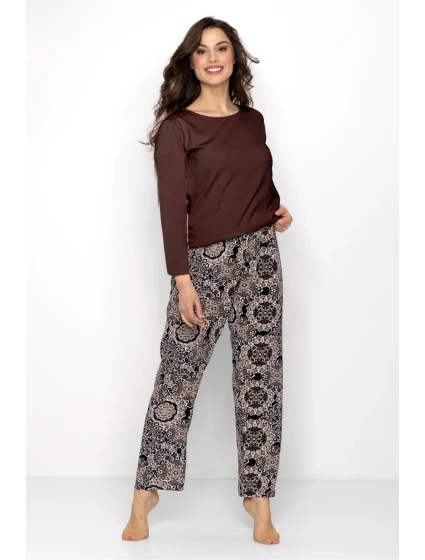 Dámske pyžamo Boho hnedé - Momenti Per Me