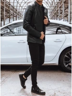 Pánská kožená bunda černá Dstreet model 21965530 - FashionStreet