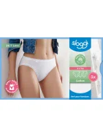 Dámske nohavičky Sloggi 24/7 Cotton Lace Tai C3P biele Dámske nohavičky Sloggi 24/7 Cotton Lace Tai C3P biele