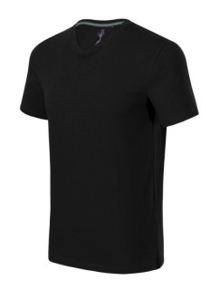 Tričko s výstřihem do V M black pánské model 20116824 - Malfini