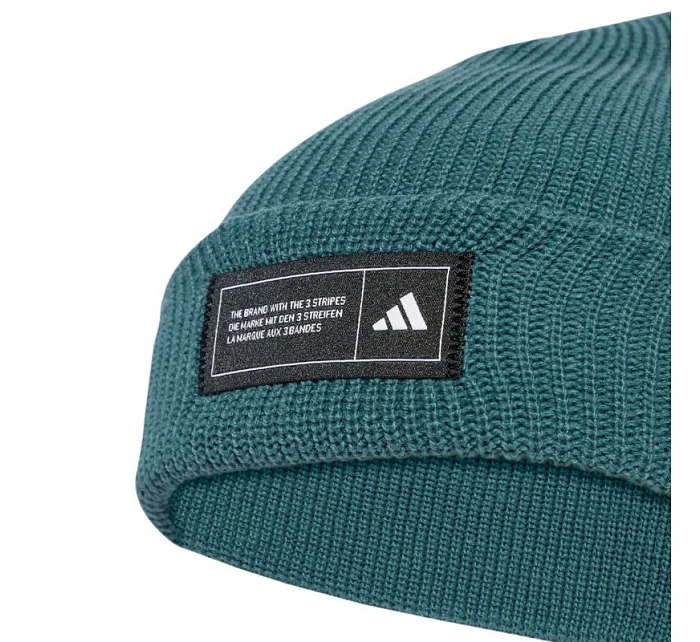 Adidas Essentials Čiapka s manžetami zelená JY3078