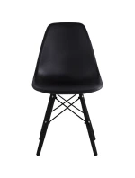 ŠKANDINÁVSKA STOLIČKA MATERA ČIERNA KPL 2KS