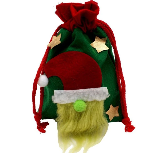 Vianočné darčekové vrecko s Mickey 15x20 cm