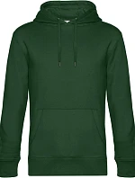 B&C KING Hooded_° Pánska mikina s kapucňou 01.U02K fľašovo zelená