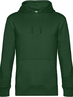 B&C KING Hooded_° Pánska mikina s kapucňou 01.U02K fľašovo zelená
