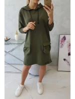 model 18748982 šaty s kapucí - K-Fashion
