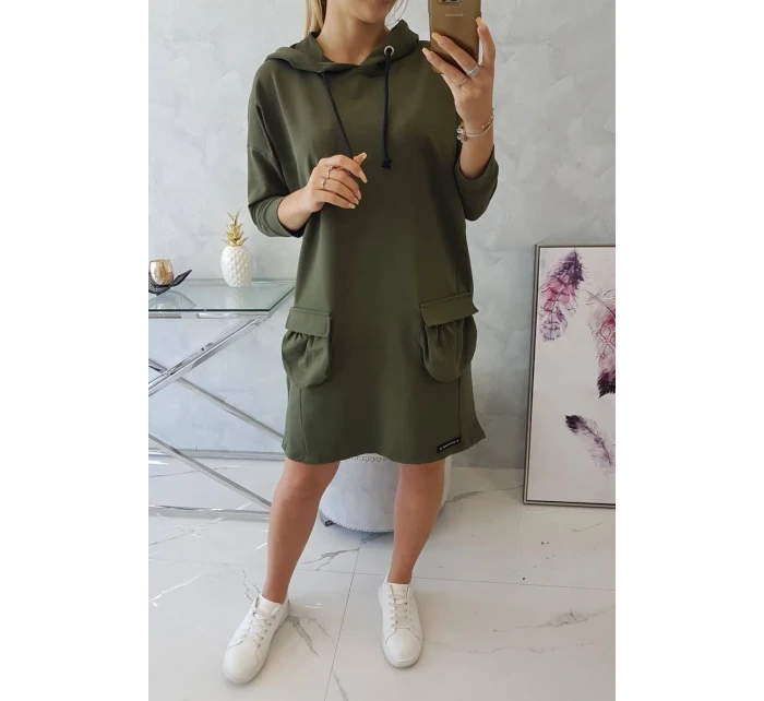 model 18748982 šaty s kapucí - K-Fashion
