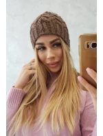 Fleecová čiapka Waleria K307 cappuccino Fleecová čiapka Waleria K307 cappuccino
