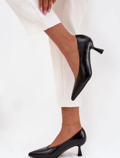 Lakierowane Czółenka Na Szpilce Czarne Gavrielle