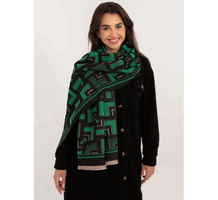 Šatka AT SZ 23158.32 čierna a zelená