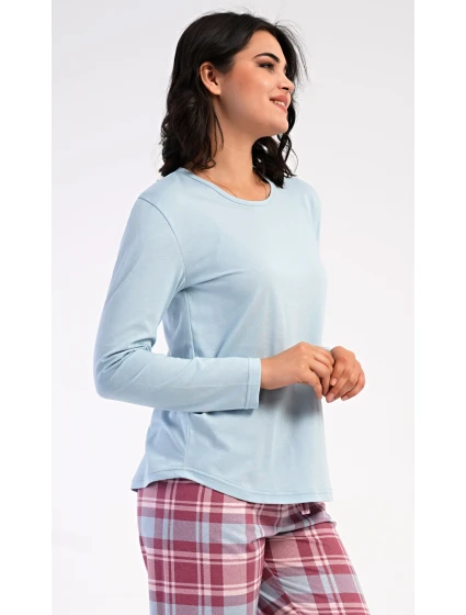Dámské pyžamo dlouhé model 22406158 - Vienetta Dámské pyžamo dlouhé model 22406158 - Vienetta
