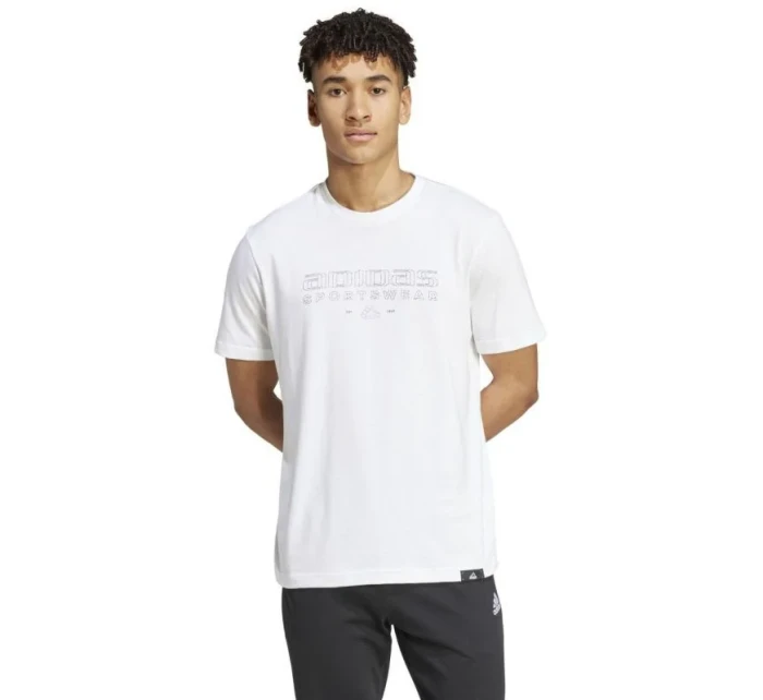 Pánske tričko adidas Tech Linear Graphic M IW2690