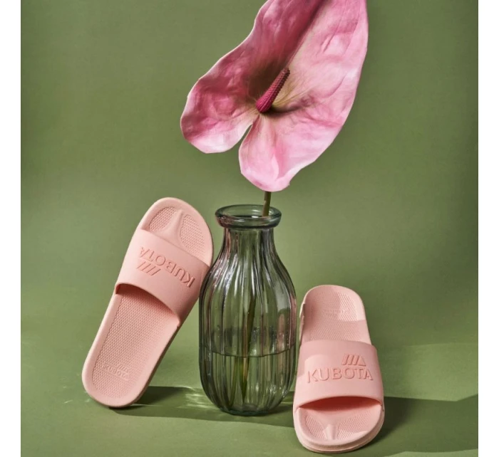 Bazénové žabky basic plain powder pink KUBKBB-SS24-02-08 Bazénové žabky basic plain powder pink KUBKBB-SS24-02-08