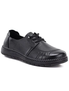 Pohodlné černé dámské kožené polobotky Vinceza model 22343181