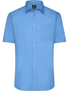 JN 680 Popelínová košile s krátkým rukávem model 22537811 aqua - Daiber
