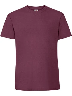 Iconic 195 T Pánské těžké tričko model 22417190 burgundy - Fruit of the Loom
