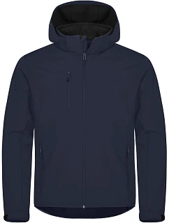 Classics Softshell Hoody M Pánská 3vrstvá softshellová bunda s kapucí model 22471071 dark navy - Clique