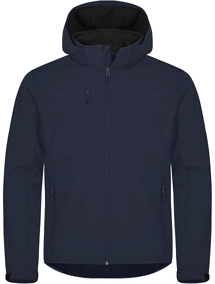 Clique Classics Softshell Hoody M Pánska 3-vrstvová softshellová bunda s kapucňou 67.0912 tmavomodrá Clique Classics Softshell Hoody M Pánska 3-vrstvová softshellová bunda s kapucňou 67.0912 tmavomodrá