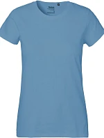 Neutral O 80001 Dámske tričko z hrubej bio bavlny 77.8001 dusty indigo