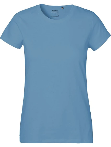Neutral O 80001 Dámske tričko z hrubej bio bavlny 77.8001 dusty indigo
