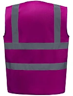 Bezpečnostná vesta Yoko HVW 100 Hi-Vis 79.W100 v malinovej farbe Bezpečnostná vesta Yoko HVW 100 Hi-Vis 79.W100 v malinovej farbe