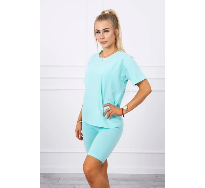 Mätový set top+legíny Mätový set top+legíny